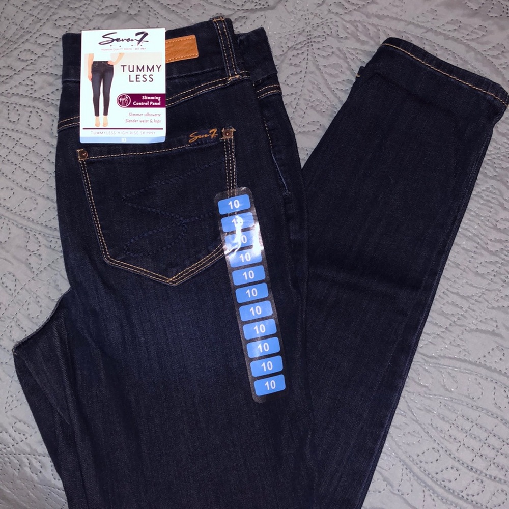 Seven jeans tummy less high rise skinny